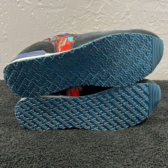 🔥 INKKAS Jogger Zocalo Suede Leather Designer Sneakers  -RARE- Women Sz 9 - EUC - Picture 10 of 15